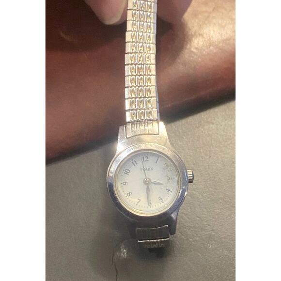 Women's 20mm Silver Tone Timex Watch, Expansion Band - Picture 3 of 3